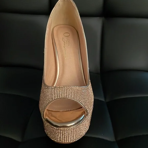 Rose Gold Sparkle Pump - Picture 4 of 4